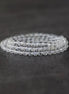 4mm AAA White Topaz Faceted Beads Round 15”Natural Clear Sparkly Gemstone for DIY Jewelry Making Supplies
