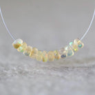 4mm AAA Yellow Ethiopian Opal Rondelle Beads Faceted Natural Disco Welo Opal Genuine Bead DIY Jewelry Making Supplies October Birthstone