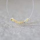4mm AAA Yellow Ethiopian Opal Rondelle Beads Faceted Natural Disco Welo Opal Genuine Bead DIY Jewelry Making Supplies October Birthstone