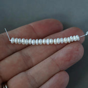 4mm AAAAA Freshwater Pearl Beads Button Pearls White Baroque Pearl Beads 20PCs Potato Beading Crafter Gift June Birthstone DIY Jewelry