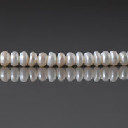 4mm AAAAA Freshwater Pearl Button Beads - 20 Pcs