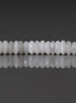 4mm Albite Beads - Faceted Rondelle Natural Gemstone 2" Strand