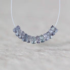 4mm Alexandrite Faceted Rondelle Beads 1” Gemstone Bead for Jewelry Making DIY Earrings Necklace June Birthstone