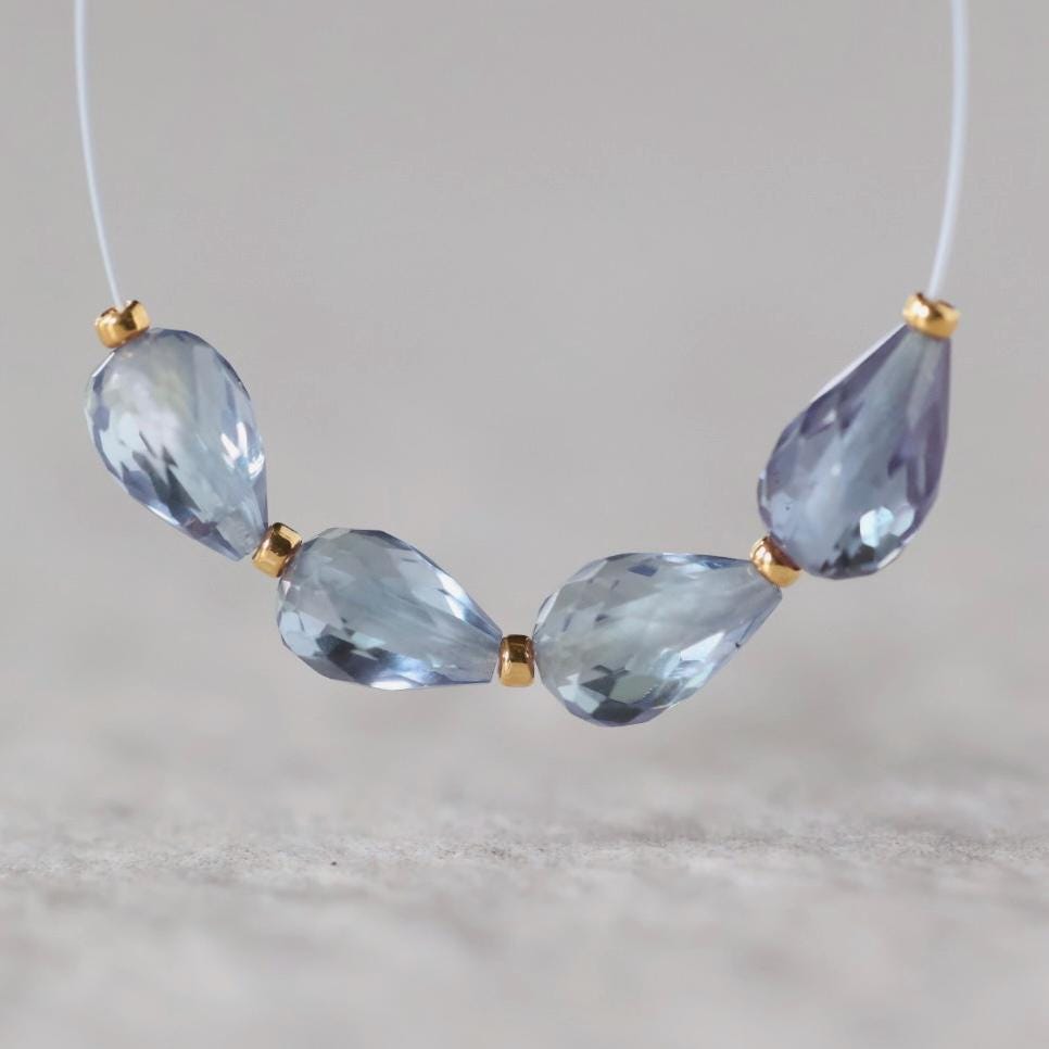 4mm Alexandrite Teardrop Beads – Faceted Teardrop Natural Gemstone