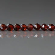 4mm AAA Almandine Garnet Beads Micro Faceted Beads 15