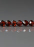 4mm Almandine Garnet Beads - Faceted Round Natural Gemstone 15" Strand