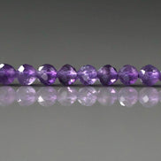 4mm AAA Amethyst Beads Faceted 15