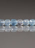4mm Aquamarine Beads – Faceted Cube Natural Gemstone 15" Strand