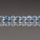 4mm Aquamarine Beads – Faceted Round Natural Gemstone 15" Strand