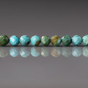 4mm Arizona Turquoise Faceted Beads 15