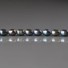 4mm Black Peacock Freshwater Pearl Rice Beads - 20 Pcs