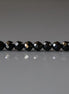 4mm Black Spinel Beads - Faceted Round Natural Gemstone 15" Strand