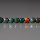 4mm Bloodstone Beads ‚Äì Smooth Round Natural Gemstone 15" Strand