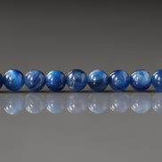 4mm Natural Blue Kyanite Beads Smooth Beads 15