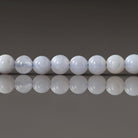 4mm Blue Lace Agate Beads ‚Äì Smooth Round Natural Gemstone 15" Strand