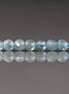 4mm Natural Blue Zircon Faceted Beads Genuine Zircon 15" Transparent Sparkly Gemstone Beads for Jewelry Making