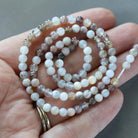 4mm Botswana Agate Beads - Smooth Round Natural Gemstone 15" Strand