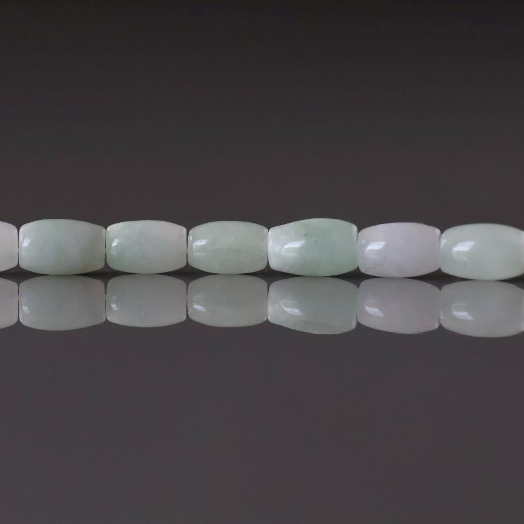 4mm AAA Burma Jade Beads 10 PCs Burmese Jadeite Beads Oval Genuine Gemstone Beads Natural Jade Green for Jewelry Making Beading Craft Gift