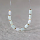 4mm Burma Jade Beads - Oval Natural Gemstone 10 Pcs