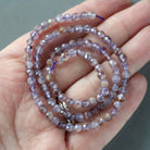 4mm Cacoxenite Faceted Beads Super Seven 7 Genuine Beads 15" Sparkly Gemstone Melody Stone Beads Beading Crafter Gift