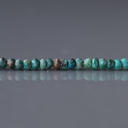 4mm Chrysocolla Beads ‚Äì Hand Faceted Round Natural Gemstone 6.25
