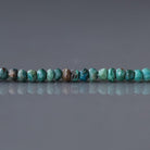 4mm Chrysocolla Beads ‚Äì Hand Faceted Round Natural Gemstone 6.25" Strand