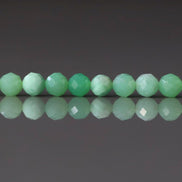 4mm Chrysoprase Faceted Beads 15