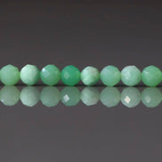 4mm Chrysoprase Beads ‚Äì Faceted Round Natural Gemstone 15