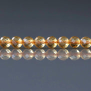 4mm Citrine Beads ‚Äì Faceted Round Natural Gemstone 12.5