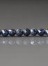 4mm Dark Blue Sapphire Beads – Faceted Round Natural Gemstone 15" Strand