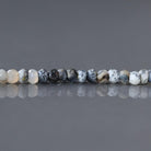 4mm Dendrite Opal Beads – Natural Rondelle Gemstone 6.25" Strand