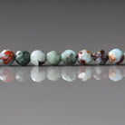 4mm Dominican Larimar Beads ‚Äì Faceted Round Natural Gemstone 15" Strand