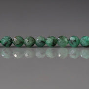 4mm Emerald Beads – Faceted Round Natural Gemstone 15