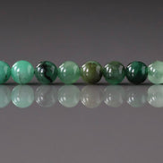 4mm Natural Emerald Beads Smooth 15
