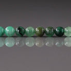 4mm Emerald Beads – Smooth Round Natural Gemstone 15" Strand