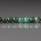 4mm Emerald Beads – Smooth Round Natural Gemstone 15" Strand