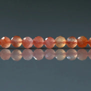 4mm Natural AAA Agate Faceted Beads 15