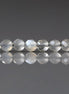 4mm Gray Moonstone Beads - Faceted Round Natural Gemstone 15" Strand