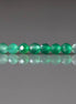 4mm Green Agate Beads ‚Äì Faceted Round Natural Gemstone 15" Strand