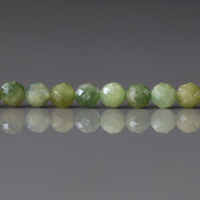 4mm Green Tourmaline Faceted Beads 15