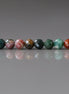 4mm Indian Agate Beads - Faceted Round Natural Gemstone 15" Strand
