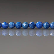 4mm Lapis Lazuli Beads – Faceted Round Natural Gemstone 15