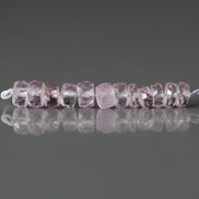 4mm Light Pink Sapphire Beads Rondelle 12 PCs Faceted Genuine Gemstone Beads Jewelry Making Beading Craft Gift September Birthstone