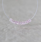 4mm Light Pink Sapphire Beads Rondelle Faceted 1” Natural Gemstone for DIY Jewelry Making Supplies