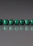 4mm Malachite Beads – Smooth Round Natural Gemstone 15" Strand
