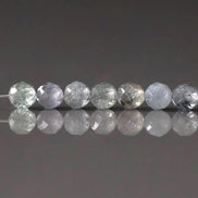 4mm Rare Montana Sapphire Beads Faceted Round 10pcs Raw Genuine Gemstone Beads Jewelry Making Supply September Birthstone