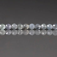 4mm Rare Montana Sapphire Beads Faceted Round 10pcs Raw Genuine Gemstone Beads Jewelry Making Supply September Birthstone