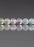 4mm Multi Aquamarine Beads – Faceted Round Natural Gemstone 15" Strand