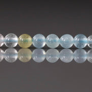 4mm Natural Multi Aquamarine Beads 15
