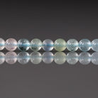 4mm Multi Aquamarine Beads ‚Äì Smooth Round Natural Gemstone 15" Strand